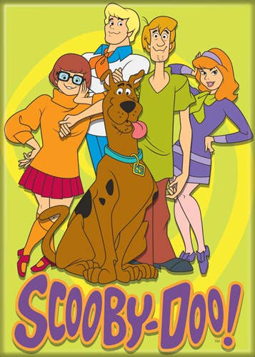 Scooby Doo Group Magnet 2.5