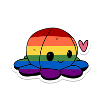 Load image into Gallery viewer, Octopus | Rainbow | Pride | LGBTQ | Waterproof Sticker | 3&quot;: Regular / No
