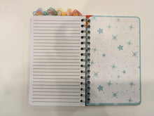 Load image into Gallery viewer, Rainbow BriteRB Starlite Twink Star Spiral 5 Tabbed Notebook

