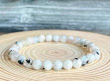 Load image into Gallery viewer, Natural Rainbow Moonstone 6mm 7.5” Crystal H
