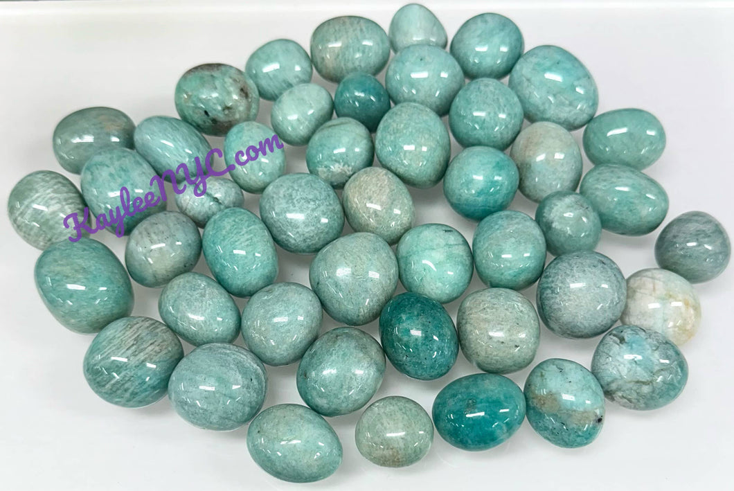 2 Lbs Natural Amazonite Tumble Healing Energy