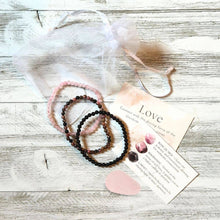 Load image into Gallery viewer, Intentions Bracelet Love 4mm.
