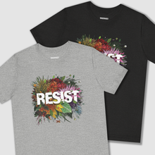 Load image into Gallery viewer, RESIST TeeShirt | Resist TShirts | No Kings Protest Apparel | Resist Facism: Black Heather / L
