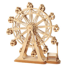 Load image into Gallery viewer, 3D Laser Cut Wooden Puzzle: Ferris Wheel
