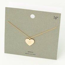 Load image into Gallery viewer, Fuck Off Heart Pendant Necklace: G
