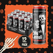 Load image into Gallery viewer, Holy Cannoli Cold Brew Latte | 12-Pack | Iced Canned Coffee

