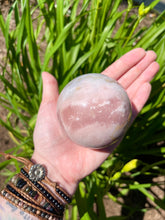 Load image into Gallery viewer, Pink Amethyst in Flower Agate Sphere
