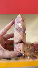 Load and play video in Gallery viewer, Pink Amethyst Flower Agate Tower

