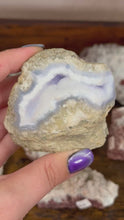 Load and play video in Gallery viewer, Blue Lace Agate
