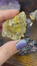 Load and play video in Gallery viewer, Yellow Fluorite
