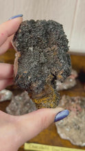 Load and play video in Gallery viewer, Dolomite Hematite Druzy Quartz
