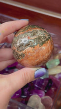 Load and play video in Gallery viewer, Ocean Jasper Sphere
