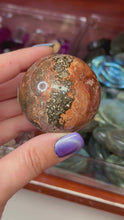 Load and play video in Gallery viewer, Ocean Jasper Sphere
