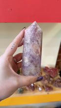 Load and play video in Gallery viewer, Pink Amethyst Flower Agate Tower

