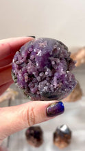 Load and play video in Gallery viewer, Grape Agate Sphere
