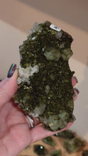 Load and play video in Gallery viewer, Epidote in Quartz
