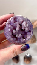 Load and play video in Gallery viewer, Grape Agate Sphere
