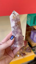 Load and play video in Gallery viewer, Pink Amethyst Flower Agate Tower
