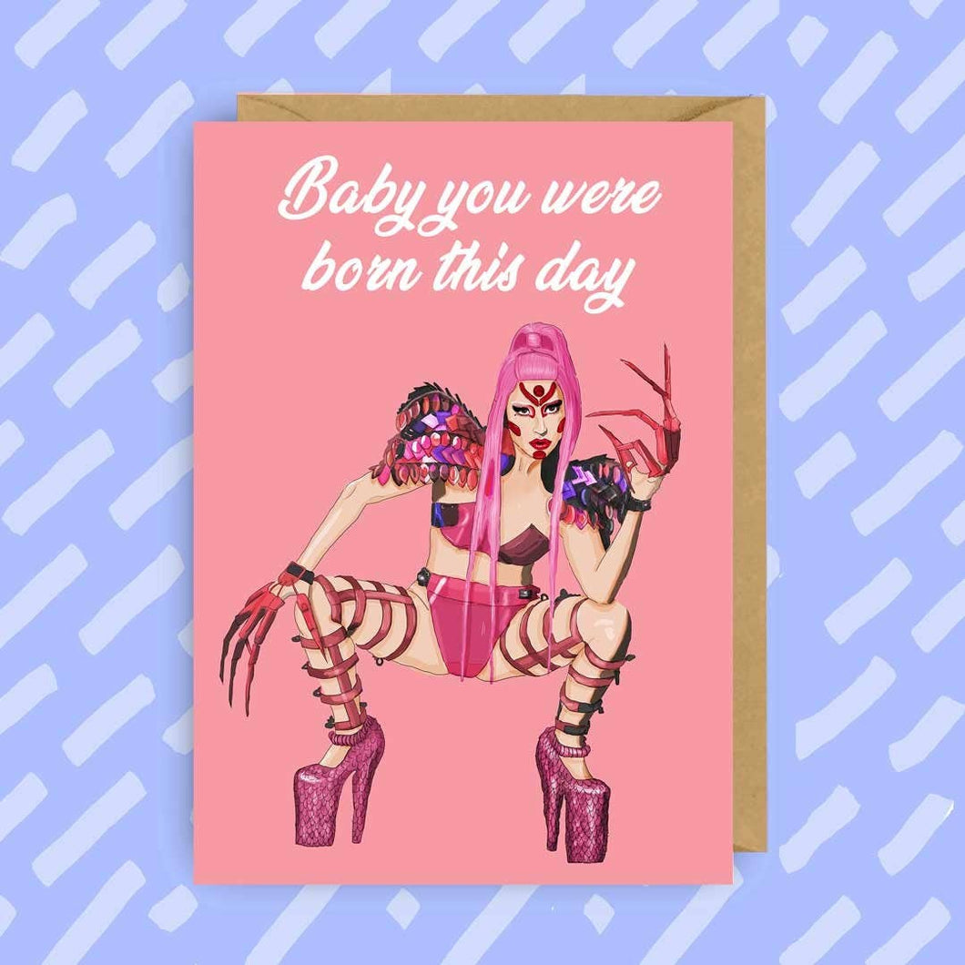Lady Gaga Birthday card | Gay Pop Icons | LGBT