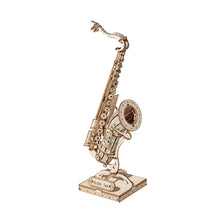 Load image into Gallery viewer, 3D Laser Cut Wooden Puzzle: Saxophone
