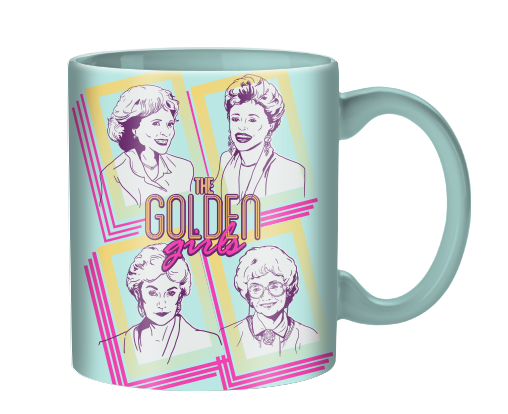 Golden Girls Retro Squares Mug