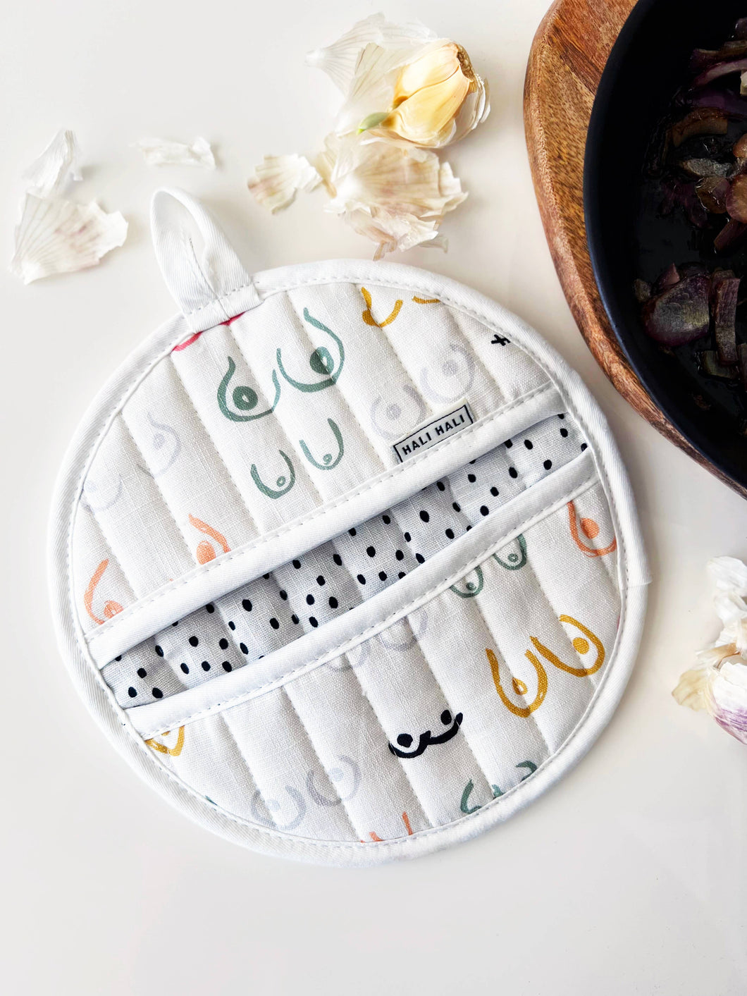 Round Pot Holder - Nip Slip Pastel