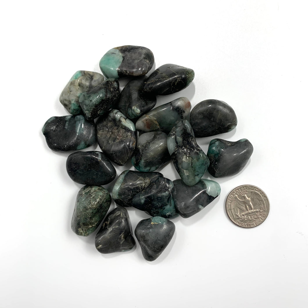 Emerald Tumbled Stones