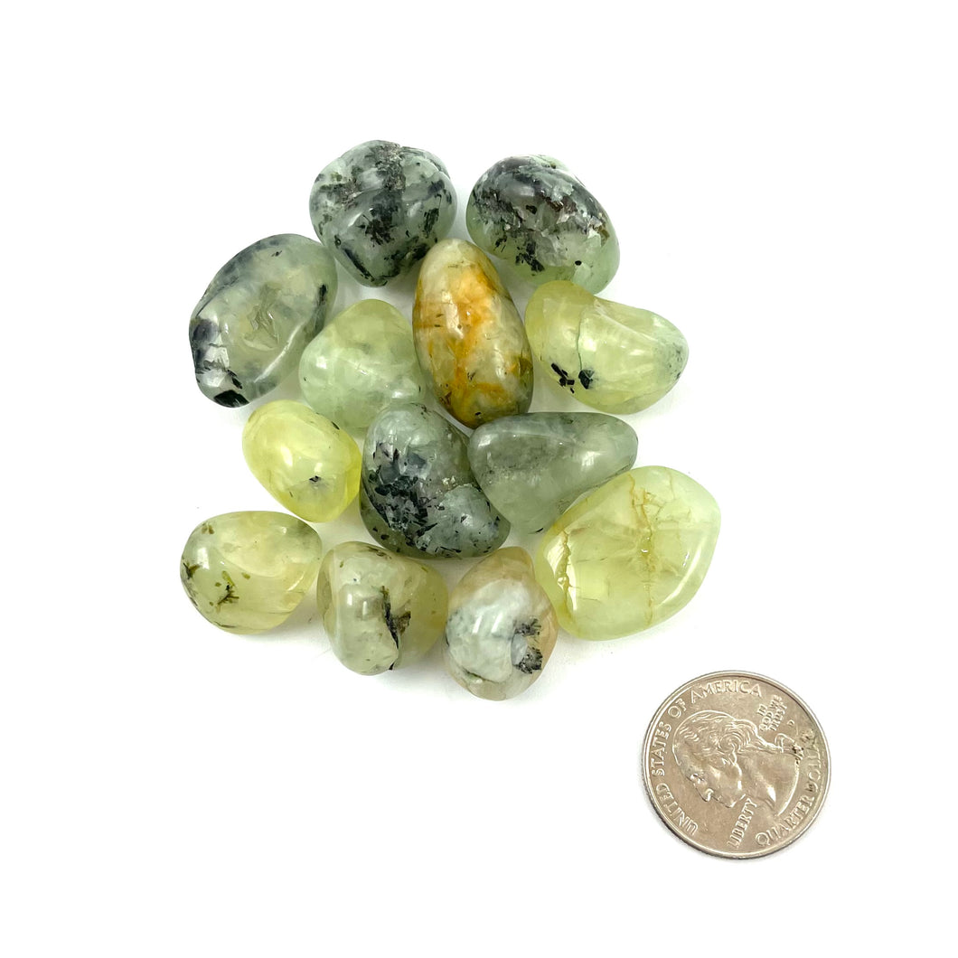 Prehnite Tumbled Stones