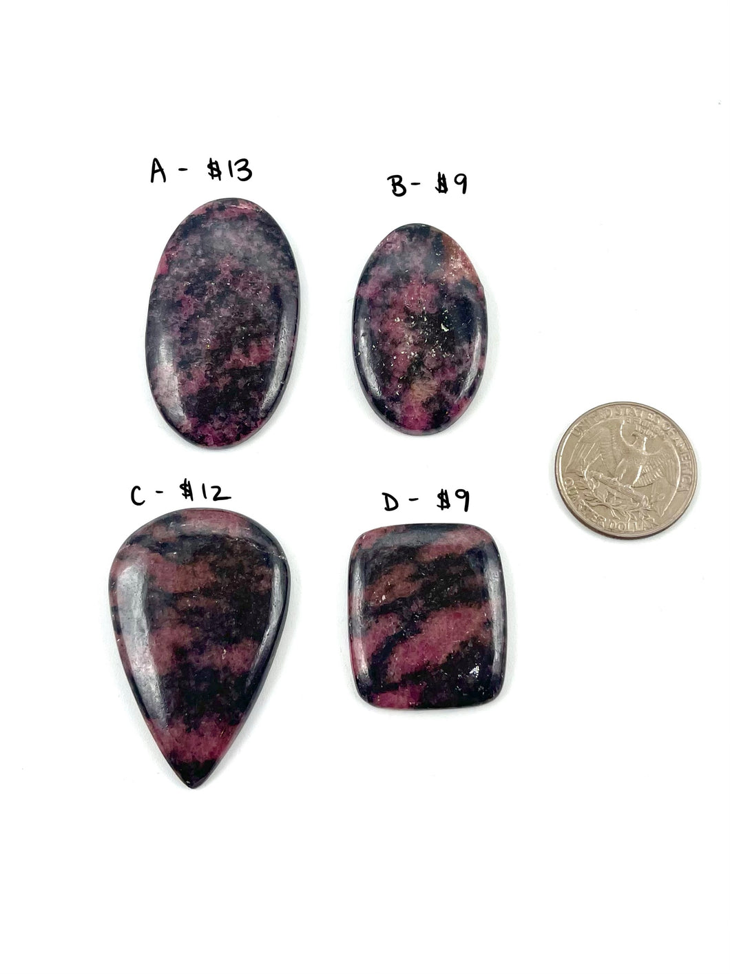 Rhodonite Cabochons
