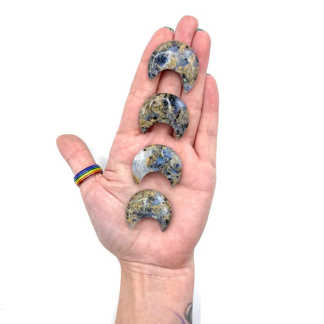 ONE Mini Dendritic Agate Moon