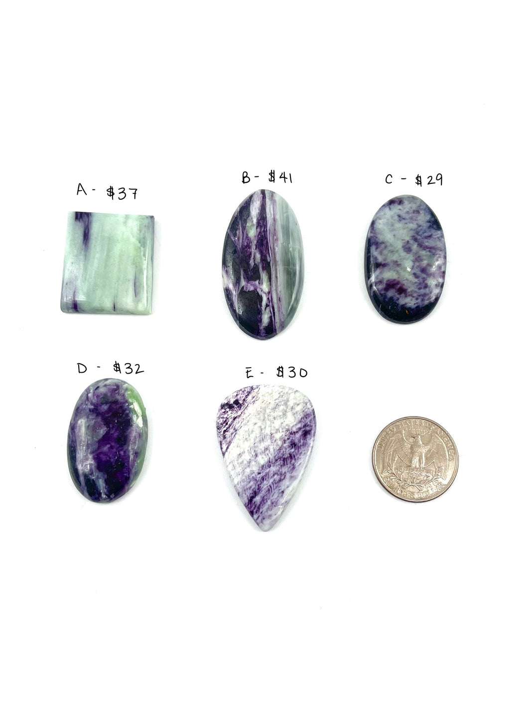 Kammererite Cabochons